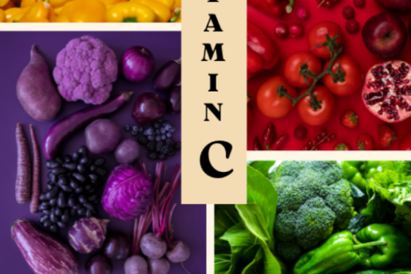 Yellow Red Purple Green Collage Vegetable Instagram Post