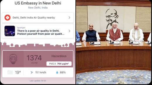 Delhi Implements Stricter Pollution Curbs as Air Quality Plunges to Severe+ 999