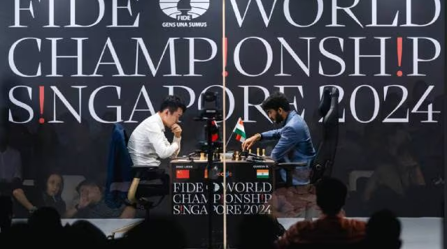 World Chess Championship 2024: Gukesh and Ding Deadlocked After Game 10