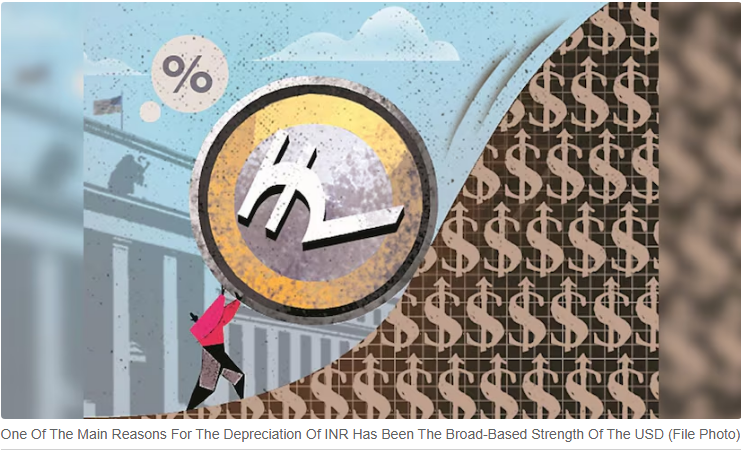 Rupee Hits Record Low of 84.76 Amid Dollar Strength and FII Outflows