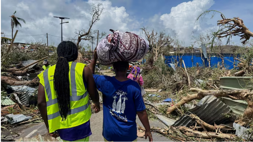 Devastation in France Indian Ocean Territory as Cyclone Chido Strikes